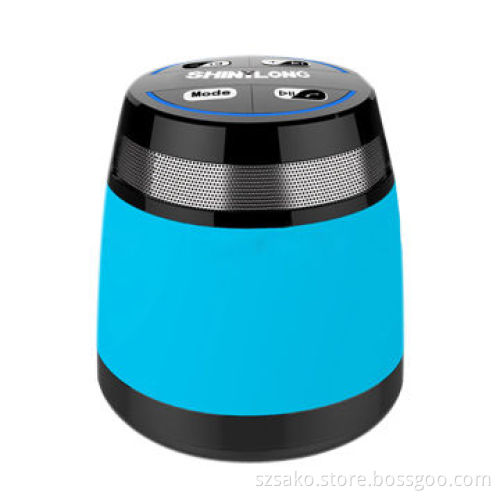 Mini Car BT Small Round Bluetooth 3.0 + DER 3W Portable Speaker, Good-quality